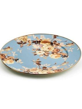 MacKenzie-Childs Wild Rose Slate Serving Platter